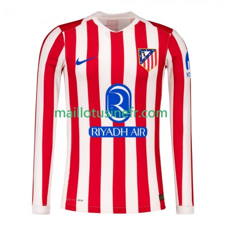 Maillot de Foot Atlético Madrid Domicile 2025-26 Manches Longues